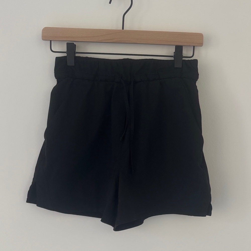 Lululemon Black High Waist Shorts